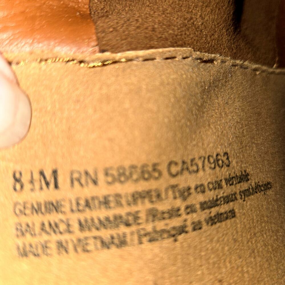 BP. 8.5 Leather Brown Women's Chelsea Ankle Boot 8 1/2 Shoes - Picture 6 of 8